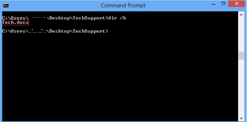 Command Prompt Window